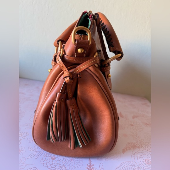 Dooney & Bourke Florentine Satchel Original Size in Natural - Picture 4 of 11